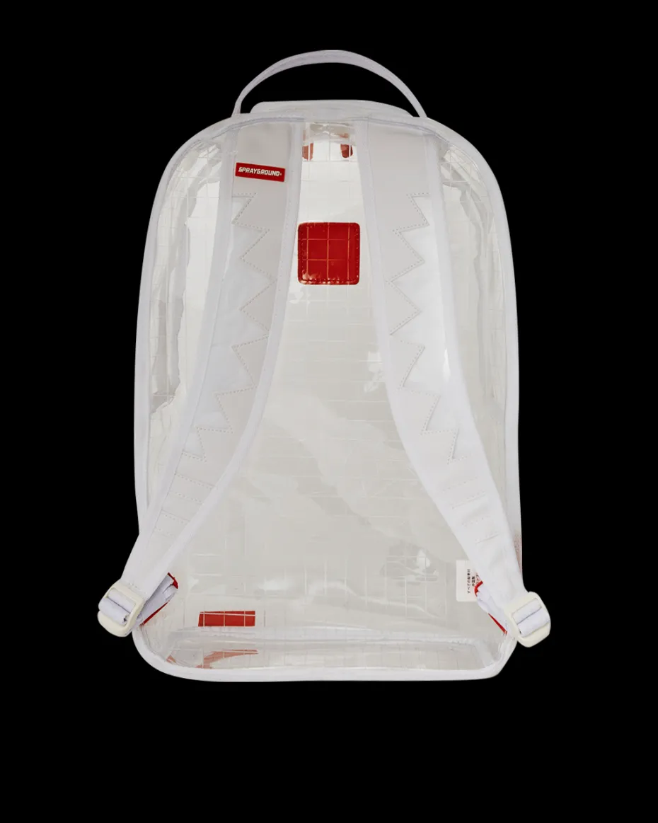 CLEAR VISION SHARKS IN PARIS - 100% ALL CLEAR DLX BACKPACK