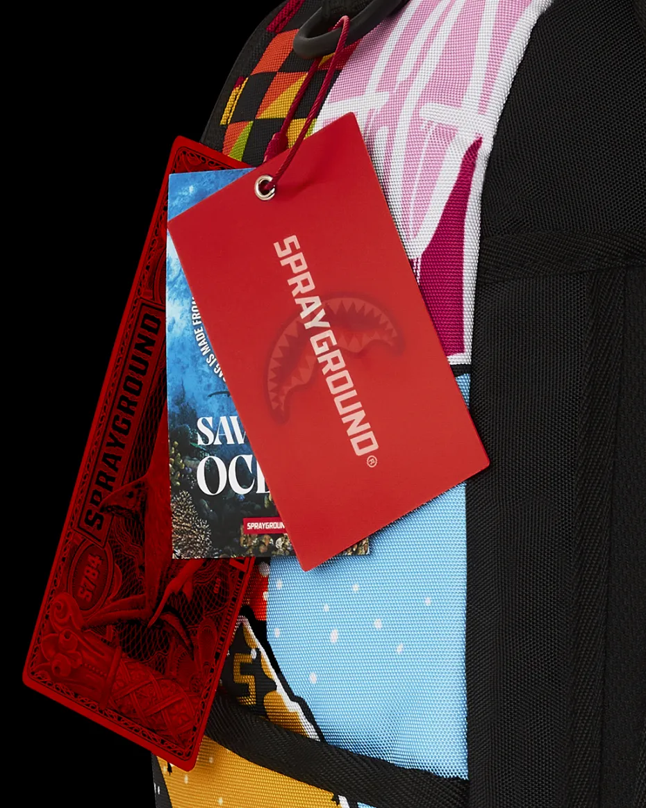 COLLAGE OF RANDOM DLXSR BACKPACK