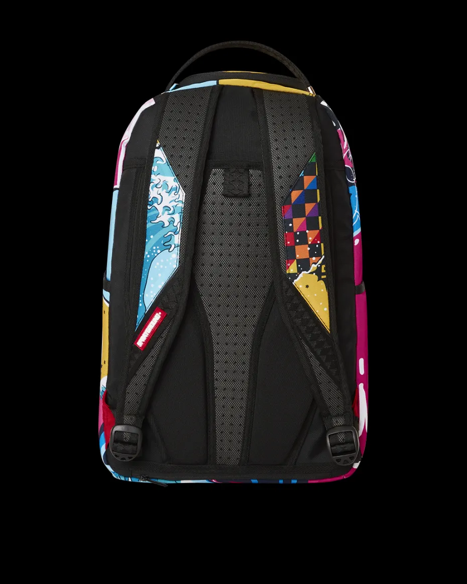 COLLAGE OF RANDOM DLXSR BACKPACK