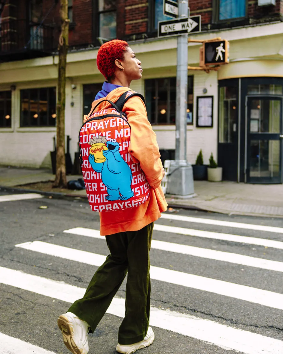 COOKIE MONSTER BIG DOUGH DLXSR BACKPACK