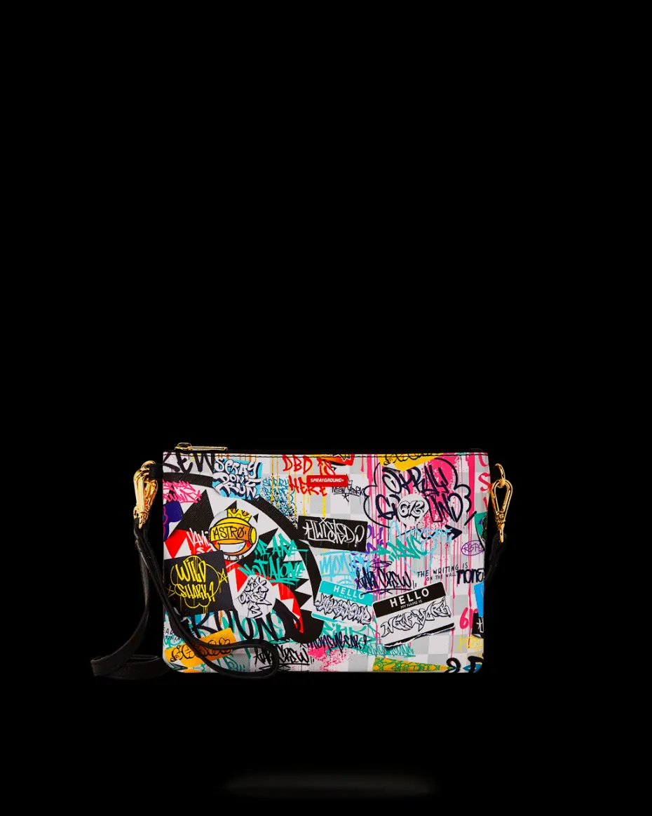 CREATE ANOTHER DAY CROSSOVER CLUTCH W/ SHOULDER STRAP