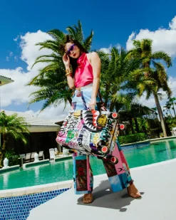 CREATE ANOTHER DAY SHARKNAUTICS HARDSHELL CARRY-ON LUGGAGE