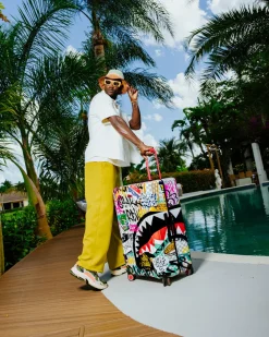 CREATE ANOTHER DAY SHARKNAUTICS HARDSHELL FULL-SIZE LUGGAGE