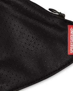 DAMAGE CONTROL STASH POCKET VEGAN LEATHER FACE MASK
