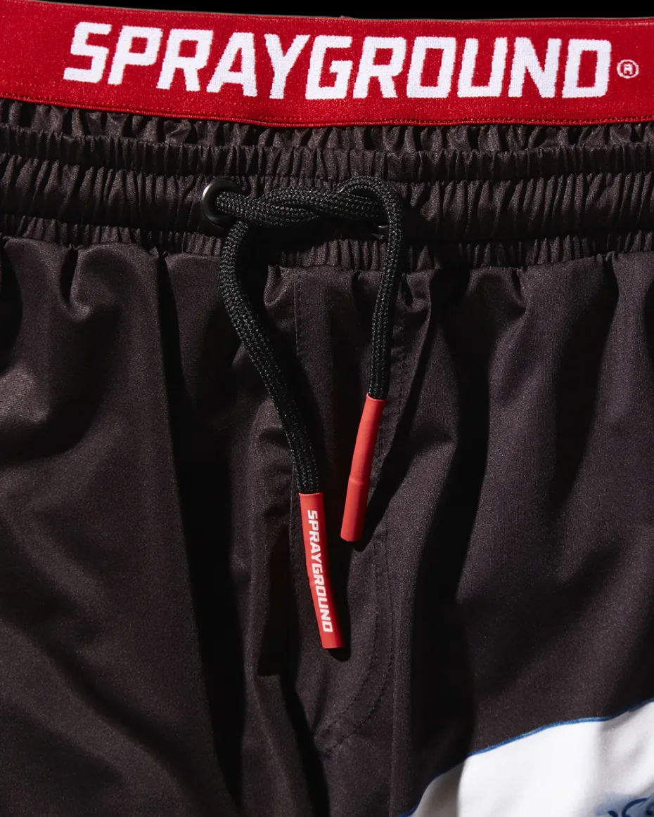 DRAGON WAVE CORTO SWIM TRUNKS (BLACK)