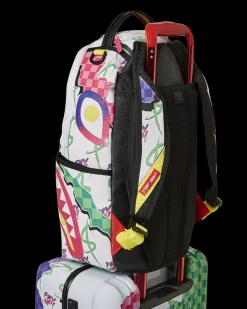 DREAMY TECHNICOLOR SHARKNAUTICS HARDSHELL CARRY-ON LUGGAGE