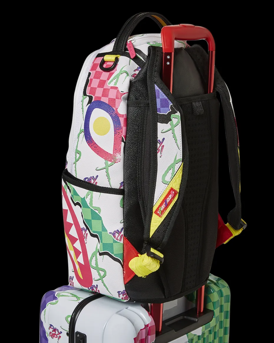 DREAMY TECHNICOLOR SHARKNAUTICS HARDSHELL CARRY-ON LUGGAGE