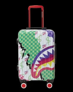 DREAMY TECHNICOLOR SHARKNAUTICS HARDSHELL CARRY-ON LUGGAGE