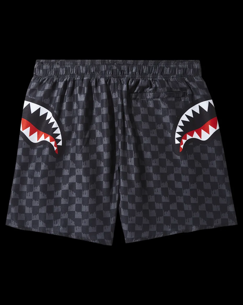 DRIP CHECK SWIM SHORTS