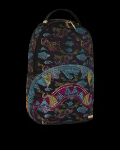 EMBROIDERED DRAGONS DLX BACKPACK