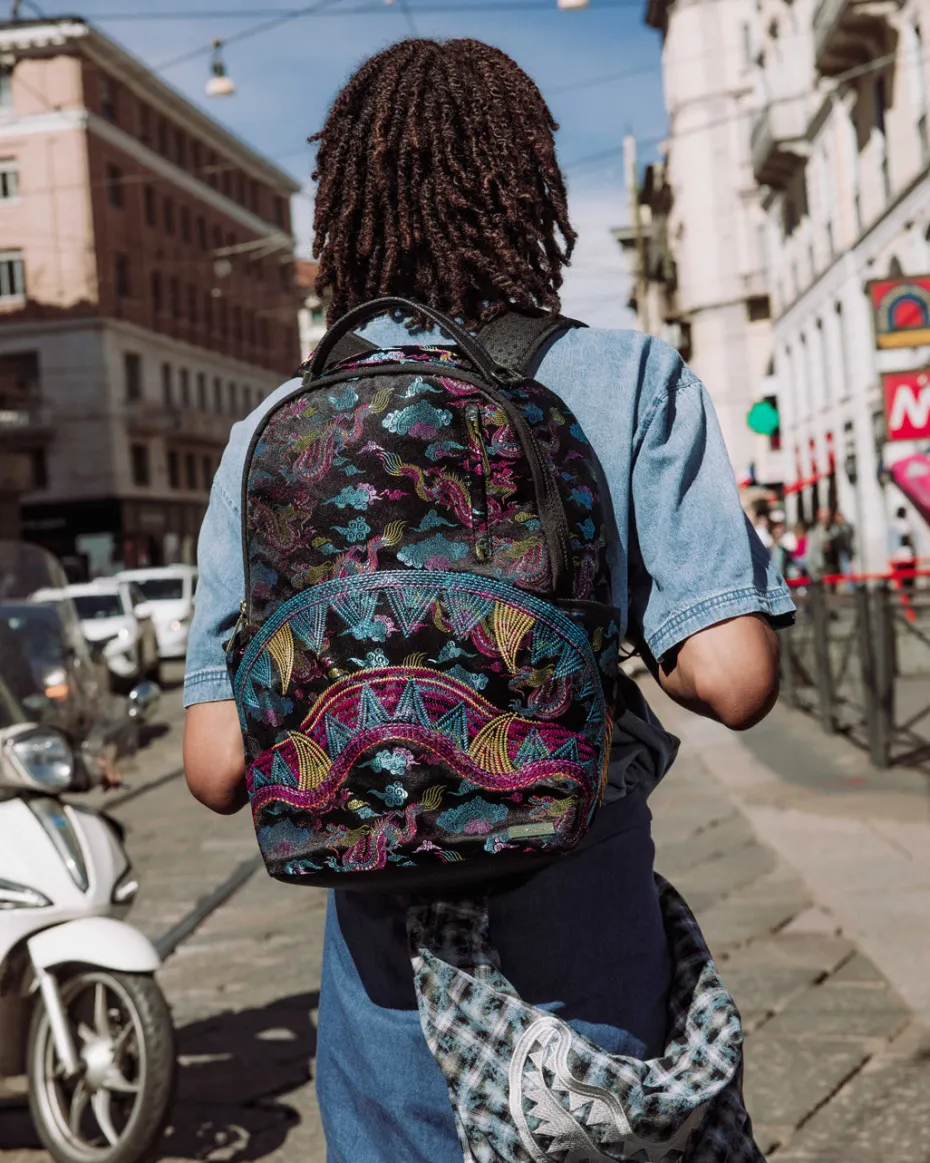 EMBROIDERED DRAGONS DLX BACKPACK