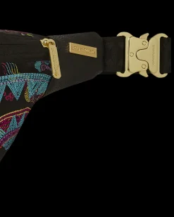 EMBROIDERED DRAGONS SAVVY CROSSBODY