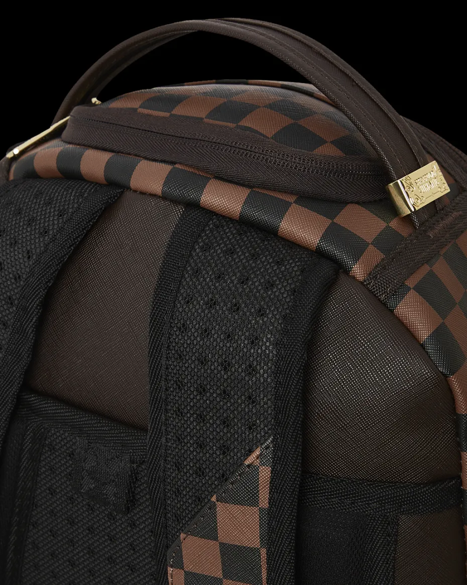 EXTERIOR GOLD ZIP POCKET SHARKS IN PARIS BACKPACK (DLXV)