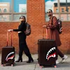 FRENZY SHARKS SHARKNAUTICS HARDSHELL CARRY-ON LUGGAGE