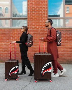 FRENZY SHARKS SHARKNAUTICS HARDSHELL CARRY-ON LUGGAGE