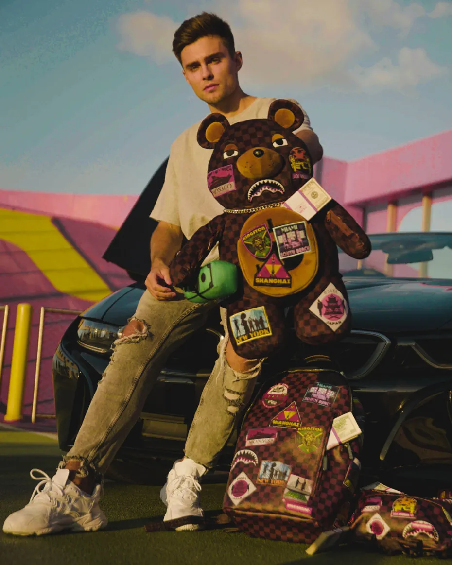 GLOBAL MOGUL MONEYBEAR TEDDYBEAR BACKPACK