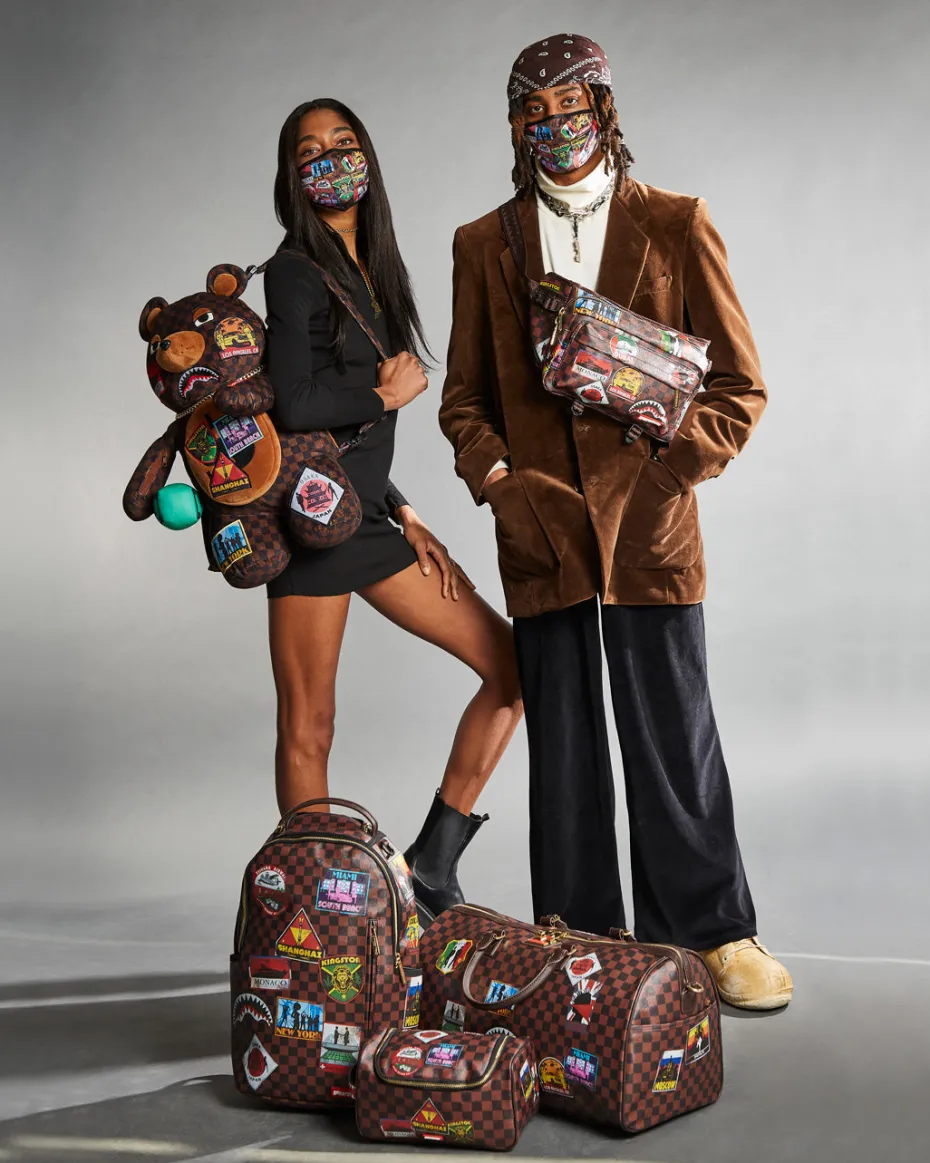 GLOBAL MOGUL MONEYBEAR TEDDYBEAR BACKPACK