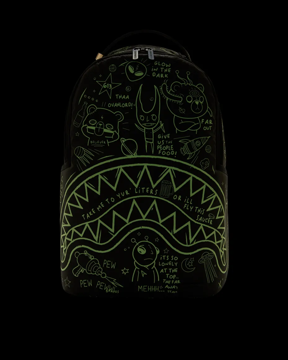 GLOW THE SPACE BACKPACK (GLOW IN THE DARK EFFECT)