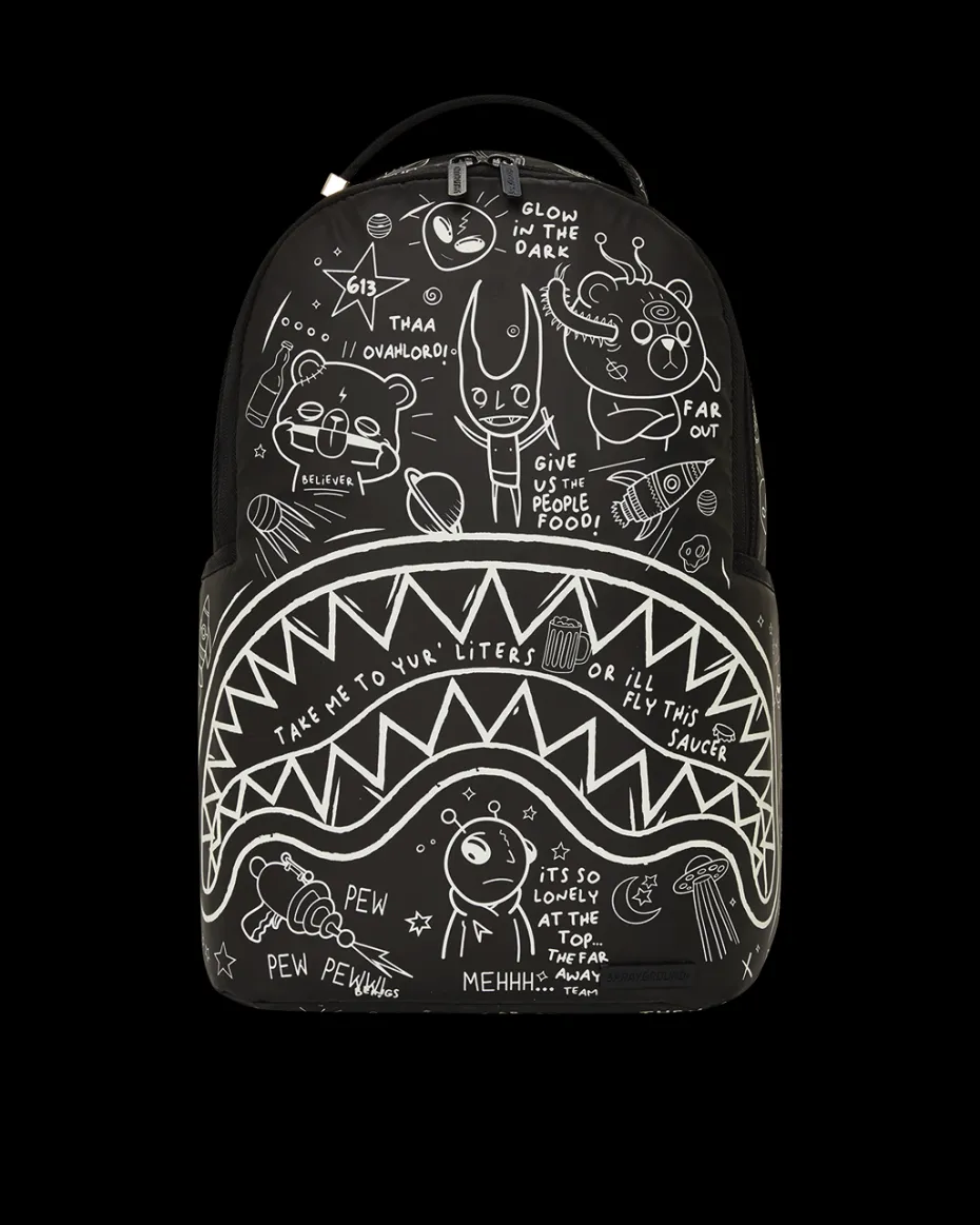 GLOW THE SPACE BACKPACK (GLOW IN THE DARK EFFECT)