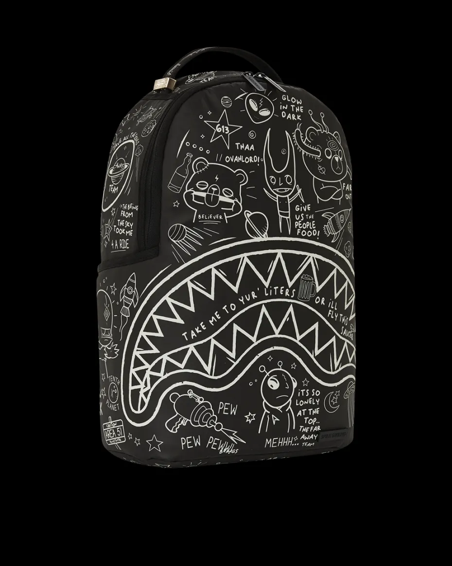 GLOW THE SPACE BACKPACK (GLOW IN THE DARK EFFECT)