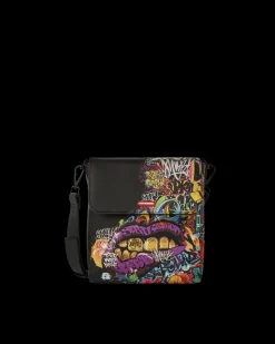 HALF GRAF LIPS MESSENGER BAG