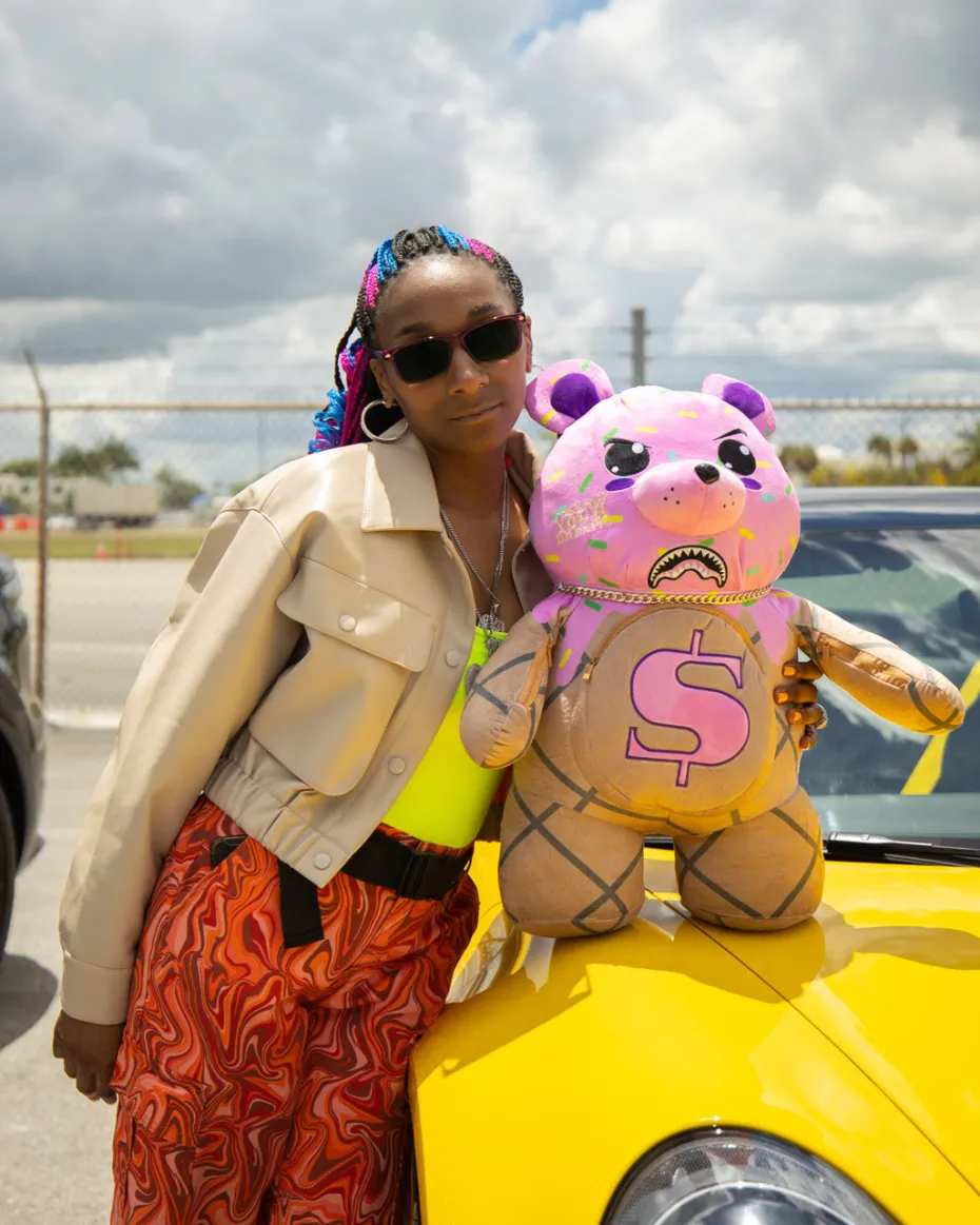 I SCREAM MONEYBEAR TEDDYBEAR BACKPACK