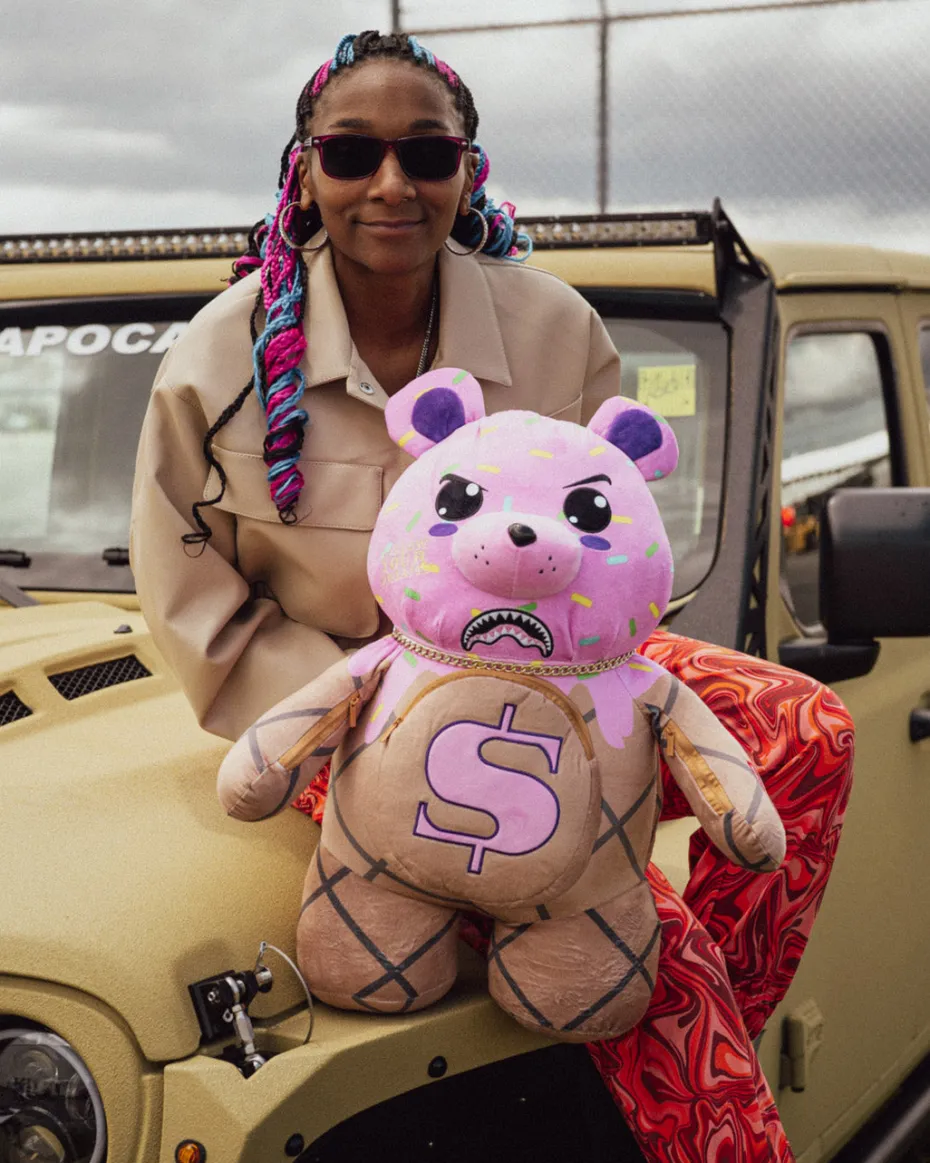 I SCREAM MONEYBEAR TEDDYBEAR BACKPACK