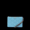 ILLUCHAINS TURQ CROSSOVER CLUTCH