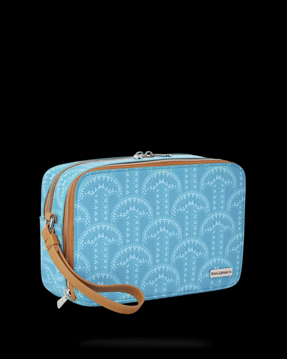 ILLUCHAINS TURQ TOILETRY BAG