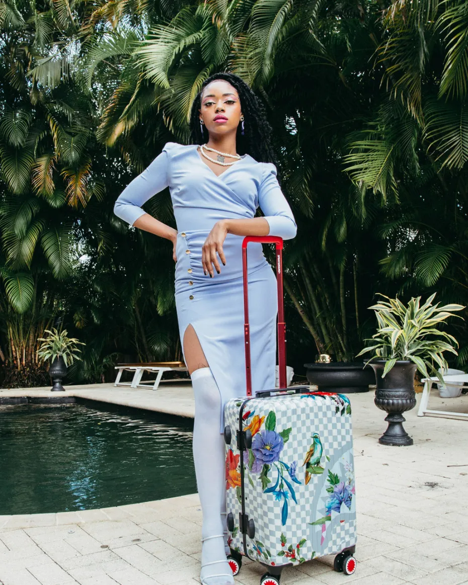 JARDIN DU PALAIS SHARKNAUTICS HARDSHELL CARRY-ON LUGGAGE