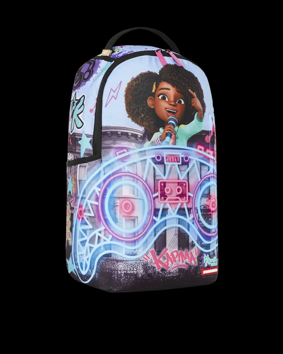 KARMA'S WORLD TURN UP THE VOLUME BACKPACK