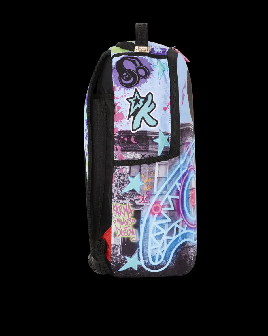 KARMA'S WORLD TURN UP THE VOLUME BACKPACK