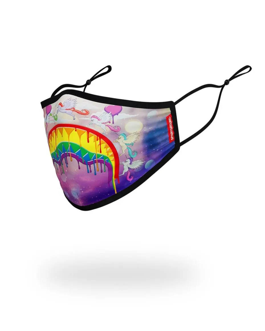KIDS FORM FITTING MASK: MELT THE RAINBOW