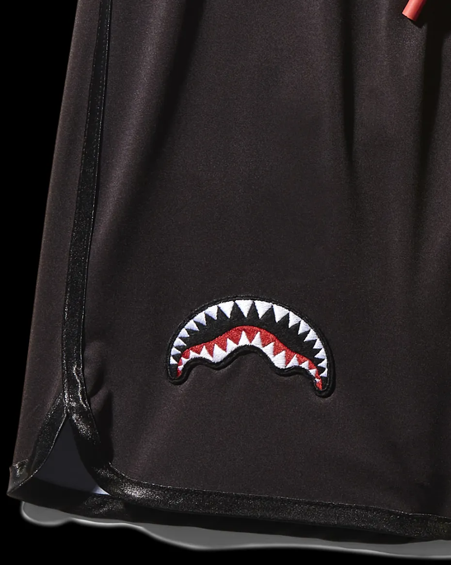 KIDS JAPAN WAVE SWIM TRUNKS (BLACK)