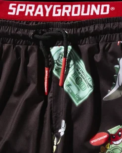 KIDS PATCH ALL-IN SWIM TRUNKS (BLACK)
