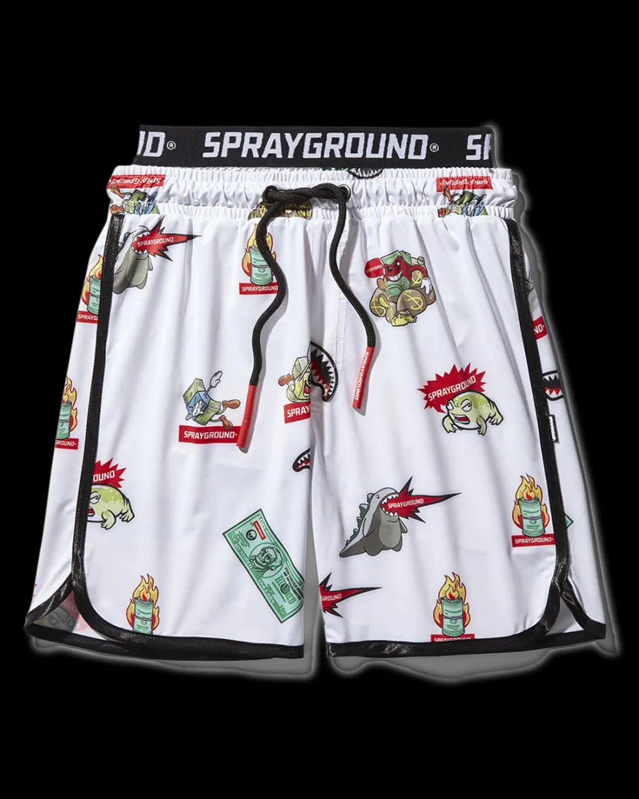KIDS PATCH ALL-IN SWIM TRUNKS (WHITE)