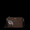 LENTICULAR EFFECTS CROSSOVER CLUTCH W/ SHOULDER STRAP