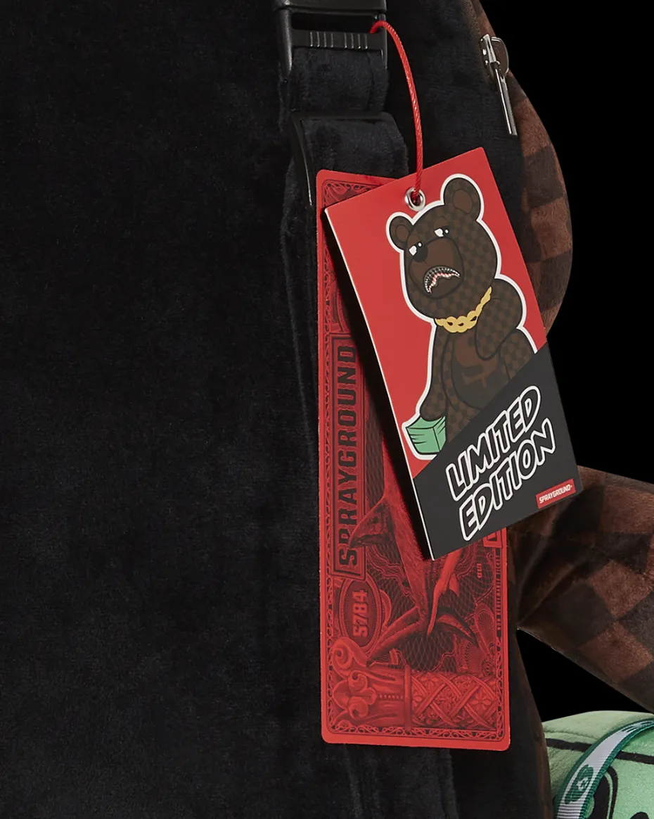 LENTICULAR EFFECTS MONEYBEAR TEDDYBEAR BACKPACK