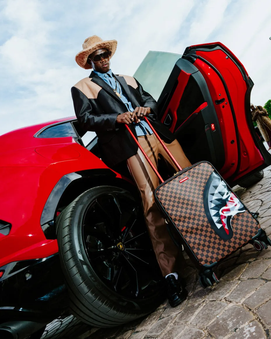 LENTICULAR EFFECTS SOFT SHELL CARRY-ON LUGGAGE