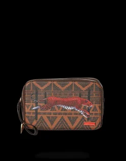 LEOPARDS IN PARIS TOILETRY AKA MONEY BAG