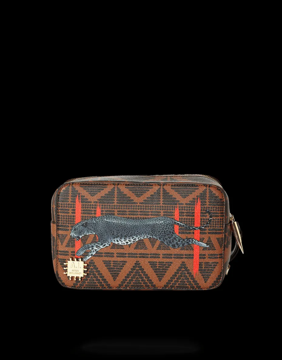 LEOPARDS IN PARIS TOILETRY AKA MONEY BAG