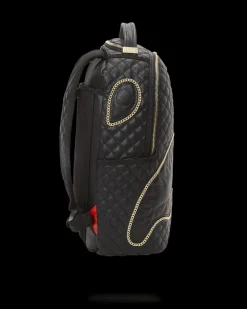 LEVELED UP SPLIT QUILT SHARK BACKPACK (DLXV)