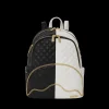 LEVELED UP SPLIT QUILT SHARK SAVAGE BACKPACK