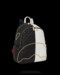 LEVELED UP SPLIT QUILT SHARK SAVAGE BACKPACK