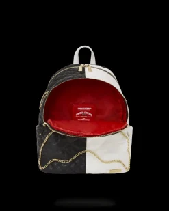 LEVELED UP SPLIT QUILT SHARK SAVAGE BACKPACK