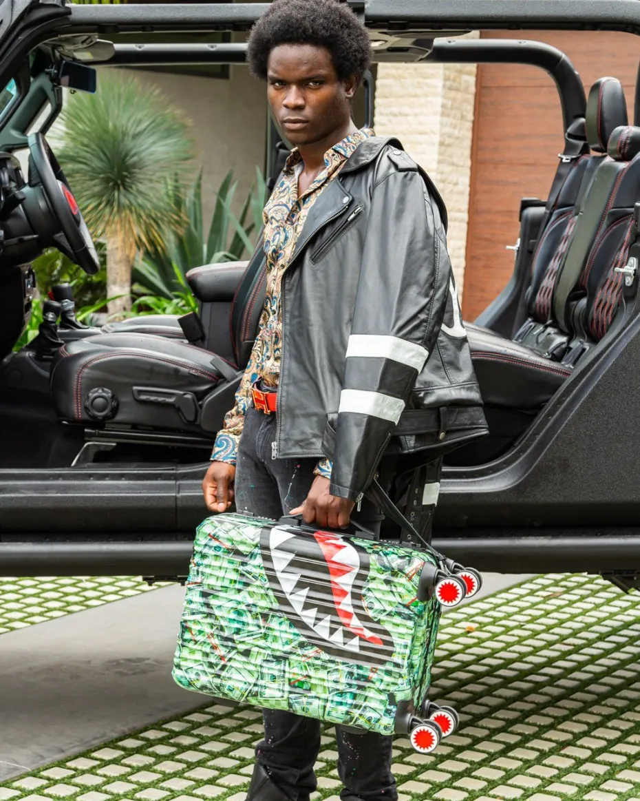 MAMA I MADE IT SHARKNAUTICS HARDSHELL CARRY-ON LUGGAGE