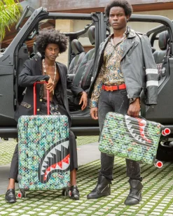 MAMA I MADE IT SHARKNAUTICS HARDSHELL CARRY-ON LUGGAGE
