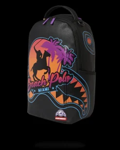 MIAMI BEACH POLO COLLAB BACKPACK (DLXV-BLACK)