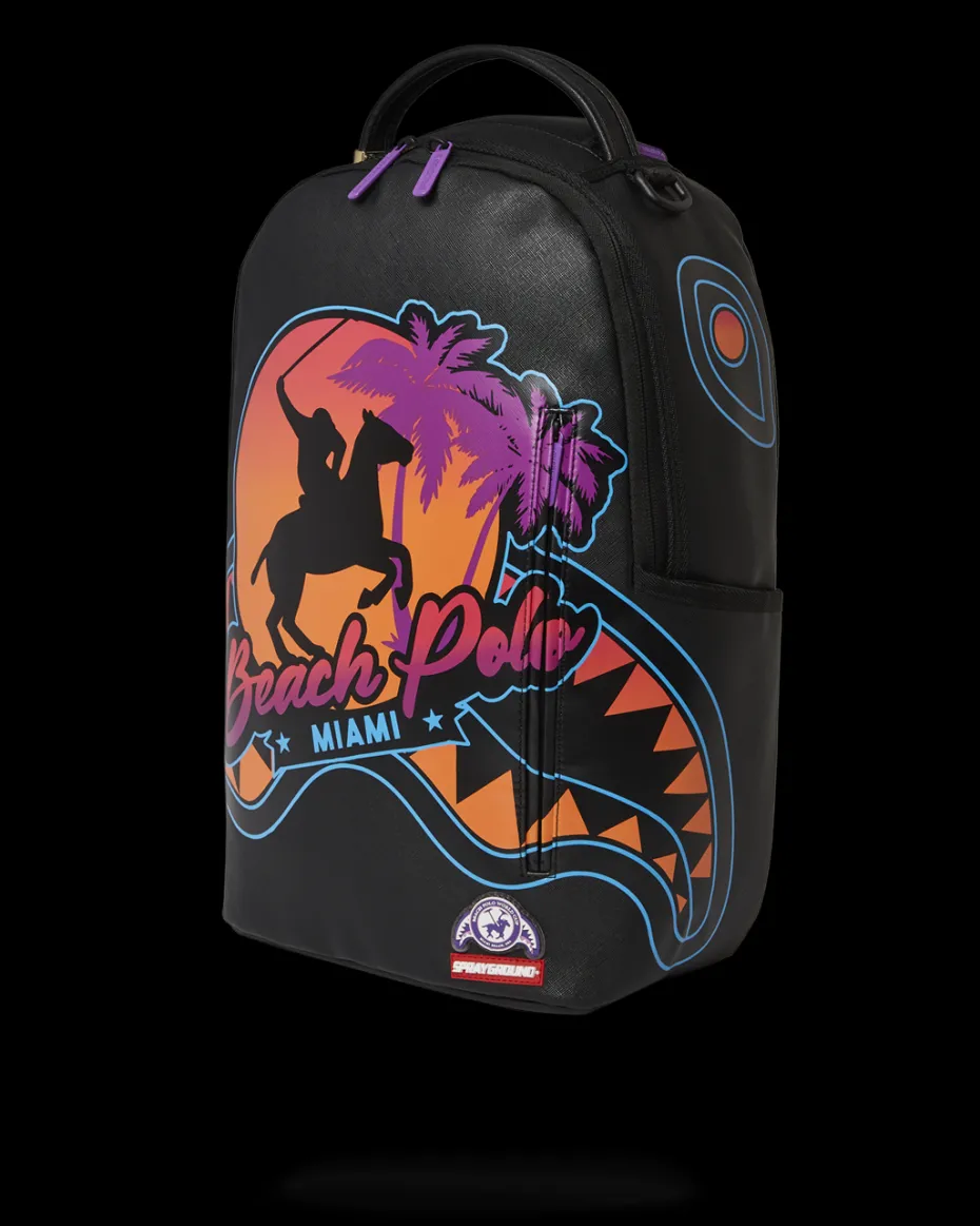 MIAMI BEACH POLO COLLAB BACKPACK (DLXV-BLACK)