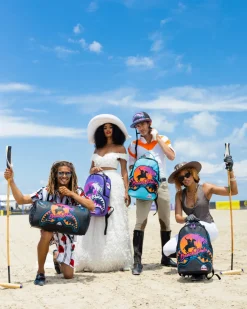 MIAMI BEACH POLO COLLAB BACKPACK (DLXV-PURPLE)